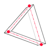 Comparison of mesh density for different element types in SOLIDWORKS static simulation.