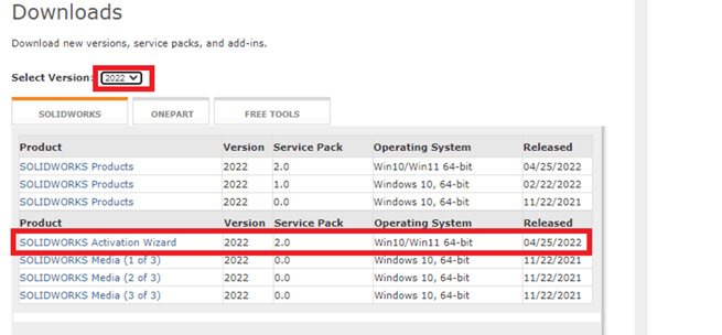 SOLIDWORKS PDM Professional Web2 interface displaying the main dashboard after login.
