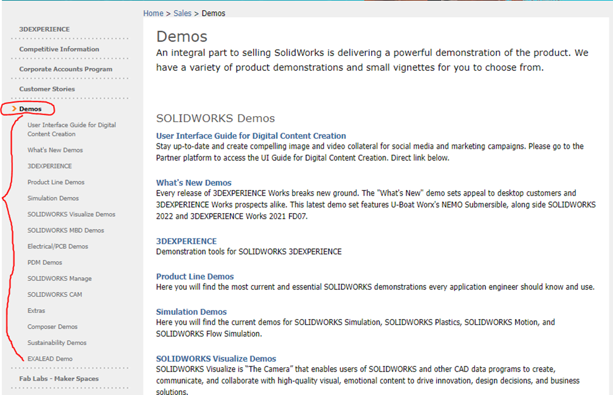 SOLIDWORKS Demo and Training files